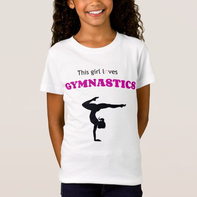 A este Chica le encanta la camiseta de gimnasia (Anverso)