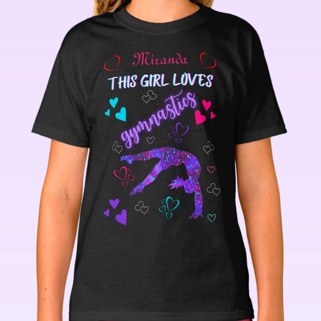 A este Chica le encanta la camiseta de gimnasia (Subido por el creador)