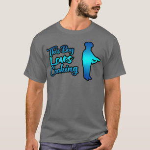A este chico le encanta cocinar una camiseta