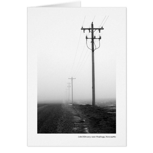 A finales de febrero cerca de Hastings, Minnesota (Frente)