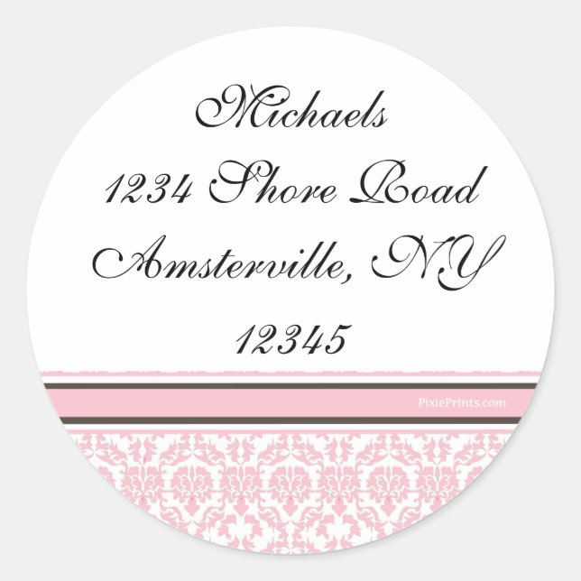 A.G. Sello para sobres de dirección de devolución (Anverso)