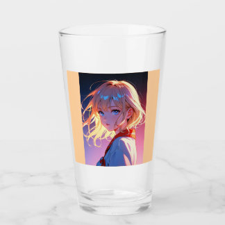 A Girl Bathed in Sunset" – A Delicate and Beautifu