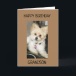 ¡A GRANDSON EN SU CUMPLEAÑOS! TARJETA<br><div class="desc">¡¡¡GRACIAS POR DETENERME EN UNA DE MIS OCHO TIENDAS!!!</div>