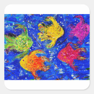 A Guay para los Pegatinas de peces escolares