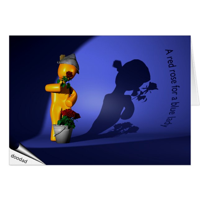 A hablas rose for a lady blue (Anverso (Horizontal))