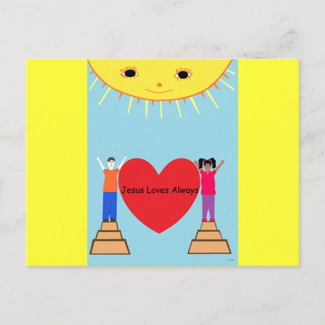 A Jesús siempre le encanta la postal (Anverso)