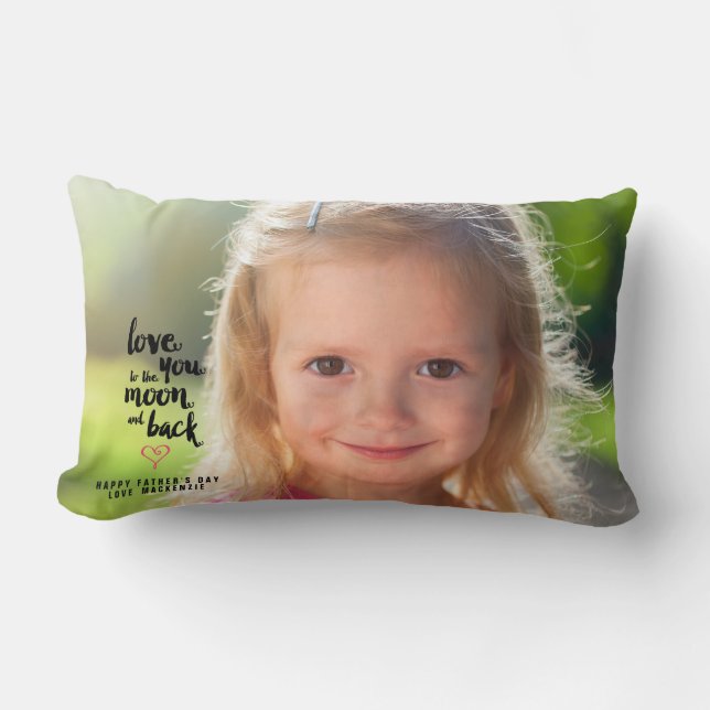 A la almohada de la foto del día de padre de la (Anverso)