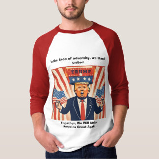 "A la cara de la adversidad": Camisa de Trump