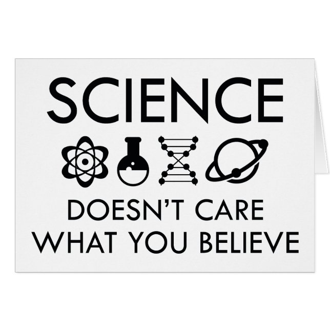 A la ciencia no le importa lo que creas (Anverso (Horizontal))