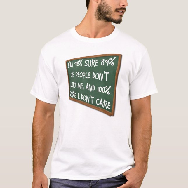 A la gente no le gusto No me importa Camiseta dive (Anverso)