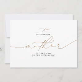 A La Hermosa Madre Del Día De La Boda De Los Madre