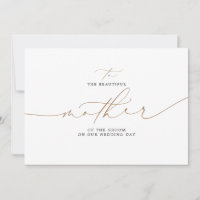 A La Hermosa Madre Del Día De La Boda De Los Madre