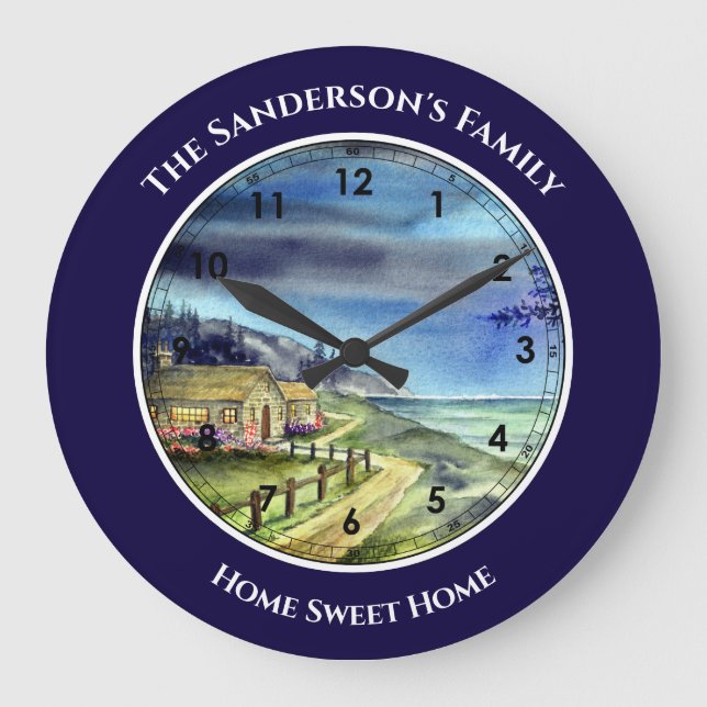 A la luz del reloj grande de la luna plateada (Anverso)