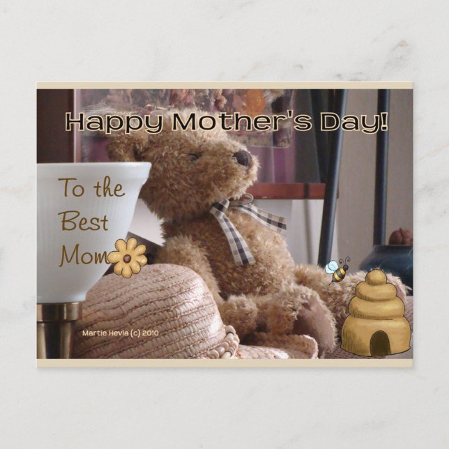 A la mejor mamá | Postal Blue Beach Song™ (Anverso)