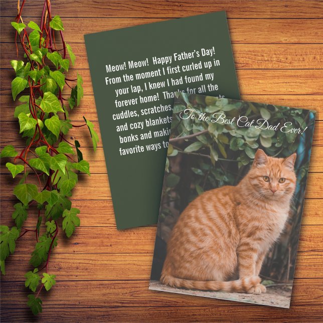 A la mejor tarjeta plana de fotos Personalizado de (Subido por el creador)