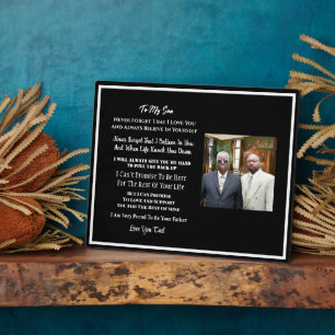 A la placa de mi hijo