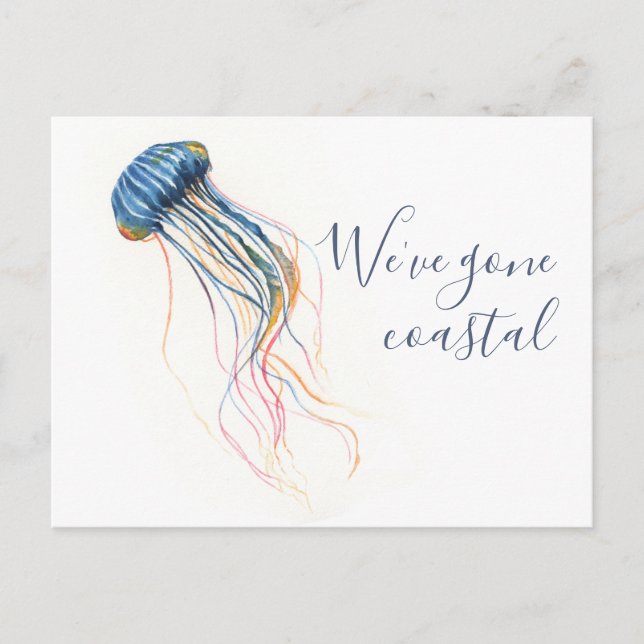 A la playa Cambio de dirección Invitación de despl (Anverso)