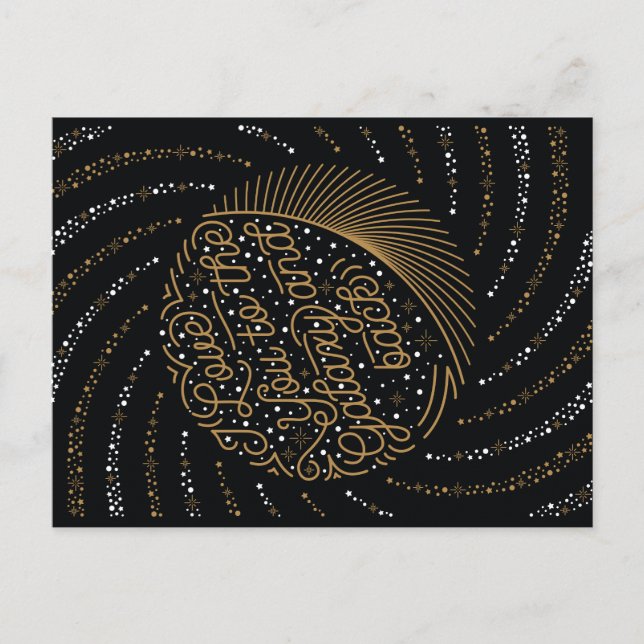 A la tarjeta postal GALAXY y BACK / El día de San  (Anverso)