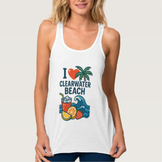 A las mujeres me encanta Clearwater Beach Tank Top