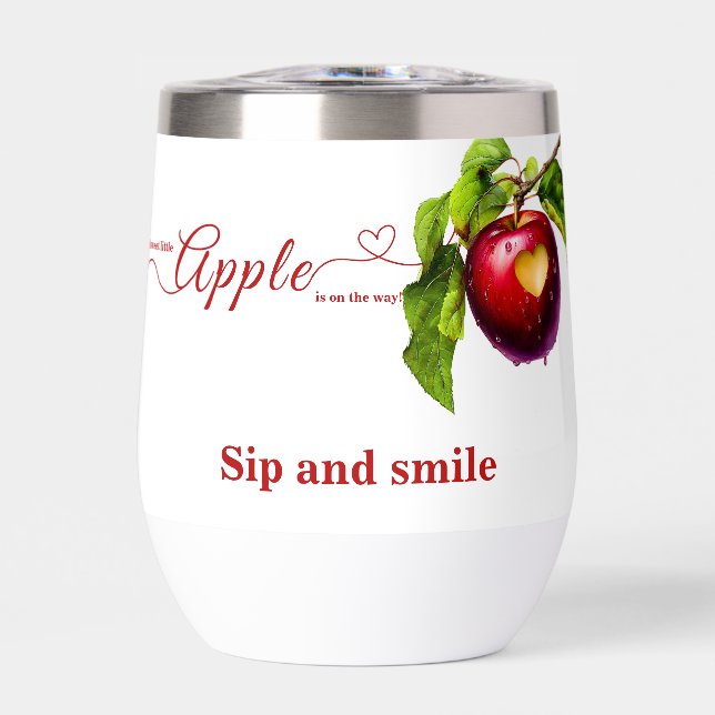 A Little Apple Is On The Way | Fall Baby Shower  (Frente)