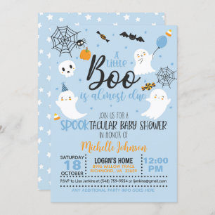 A Little Boo casi se debe la invitación - Azul