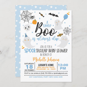 A Little Boo es casi una invitación - Azul/Wh