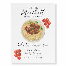 A little Meatball is on the way Baby Shower