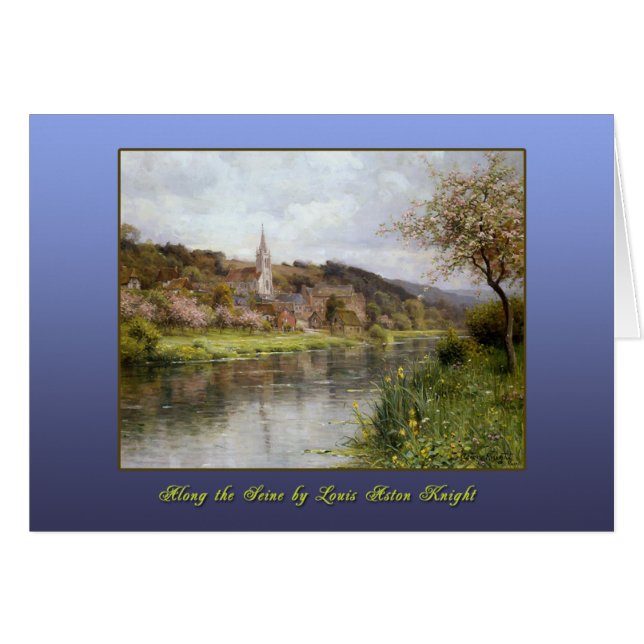 A lo largo del Sena por Louis Aston Knight (Anverso (Horizontal))