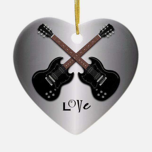 A los guitares les encanta tocar el ornamento en f (Frente)