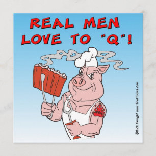 ¡A LOS HOMBRES REALES LES ENCANTA Q! Tarjeta de in