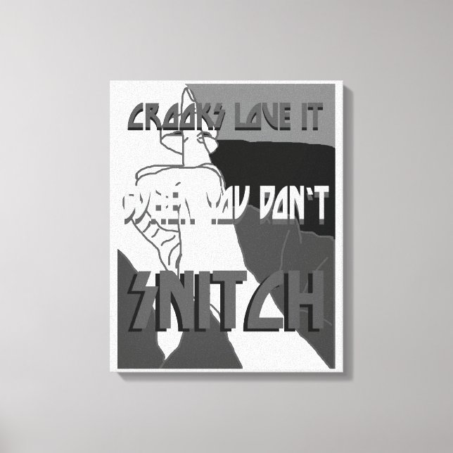 A los ladrones les encanta el lienzo envuelto (Anverso)