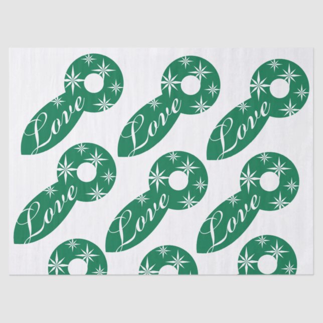 A los navidades les encanta el papel de té verde (Anverso)