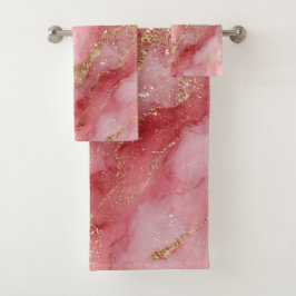 A luxurious pink marble background