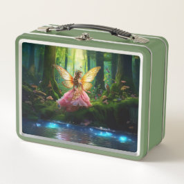 A magical fairy in the woodland forest