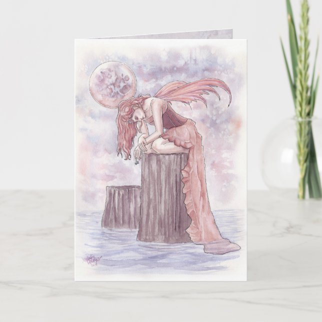 "A menos" de hadas - Tarjeta de felicitación inspi (Anverso)