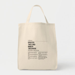 A menos que el Señor Salmo 127 Bolsa de compras