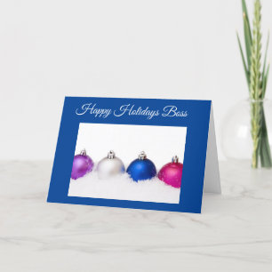 A MI ***BOSS*** EN LA TARJETA DE FESTIVOS DE LOS N