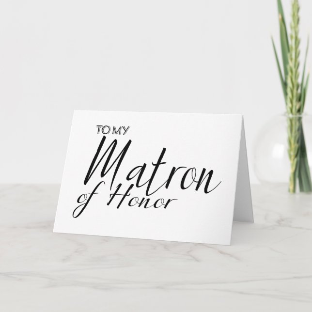 A mi carta de agradecimiento de Matrón (Anverso)