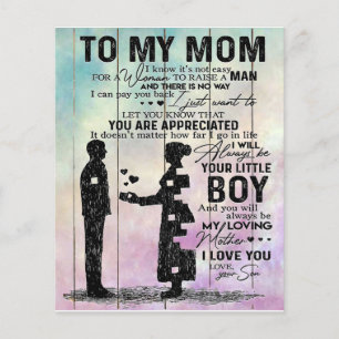 A mi carta de mamá, mejor regalo para mamá