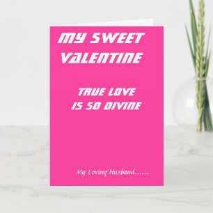 A mi esposo con tarjetas de el día de San Valentín