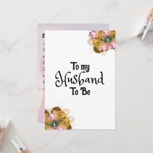 A mi futura tarjeta de marido