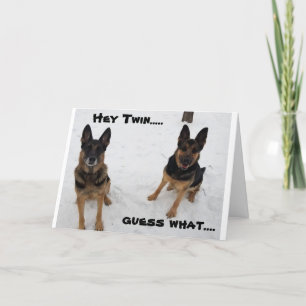 A MI "HERMANA MAYOR GEMELA" EN TU TARJETA DE CUMPL