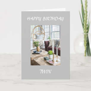 A MI INCREÍBLE TARJETA DE CUMPLEAÑOS **HERMANA DE