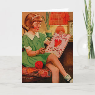 A mi madre de la tarjeta del día de San Valentín