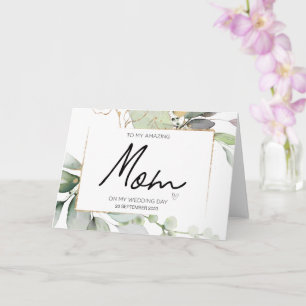 A Mi Mamá Boda Gracias Por Novias Madre Tarjeta