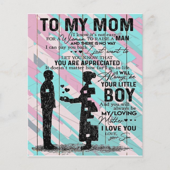 A Mi Mamá, Regalo Para Mamá, Carta A Mamá (Frente)