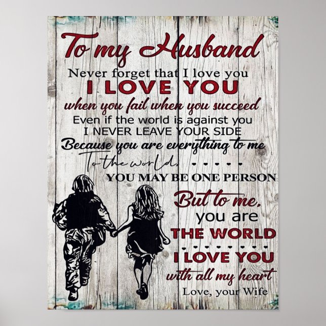 A mi marido | Decoración familiar | A Mi Familia (Frente)