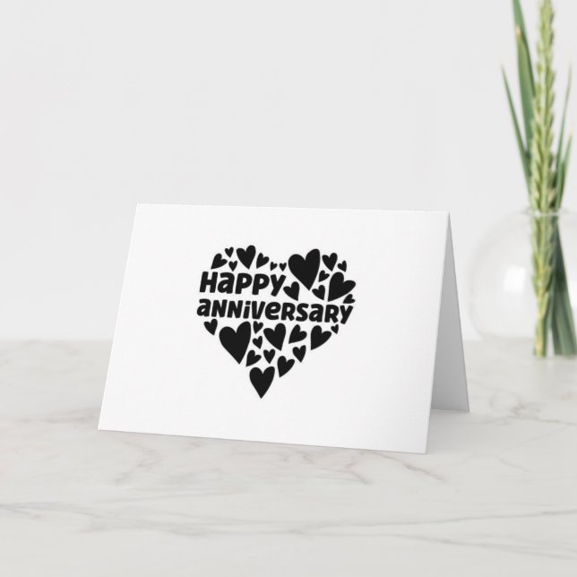 A MI **MARIDO** FELIZ ANIVERSARIO CON TARJETA DE A (Anverso)