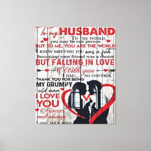 A mi marido Regalo de decoración de la casa