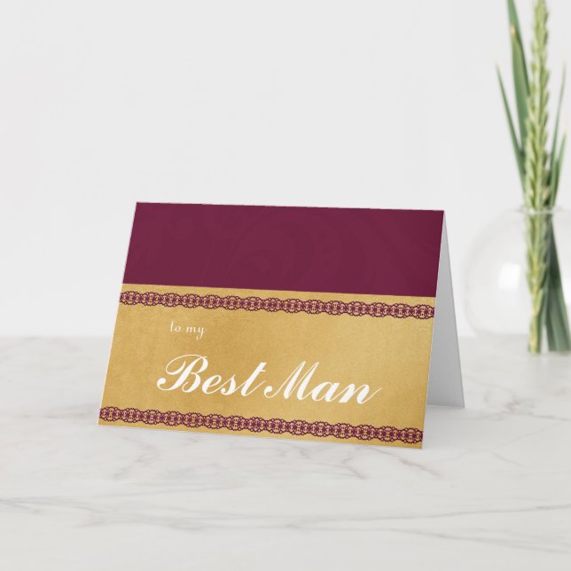 a mi mejor carta de agradecimiento de hombre (Anverso)